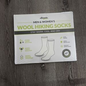 Alvada Merino Wool Hiking Socks Thermal Warm Crew Winter Boot Sock ML 3 Pairs